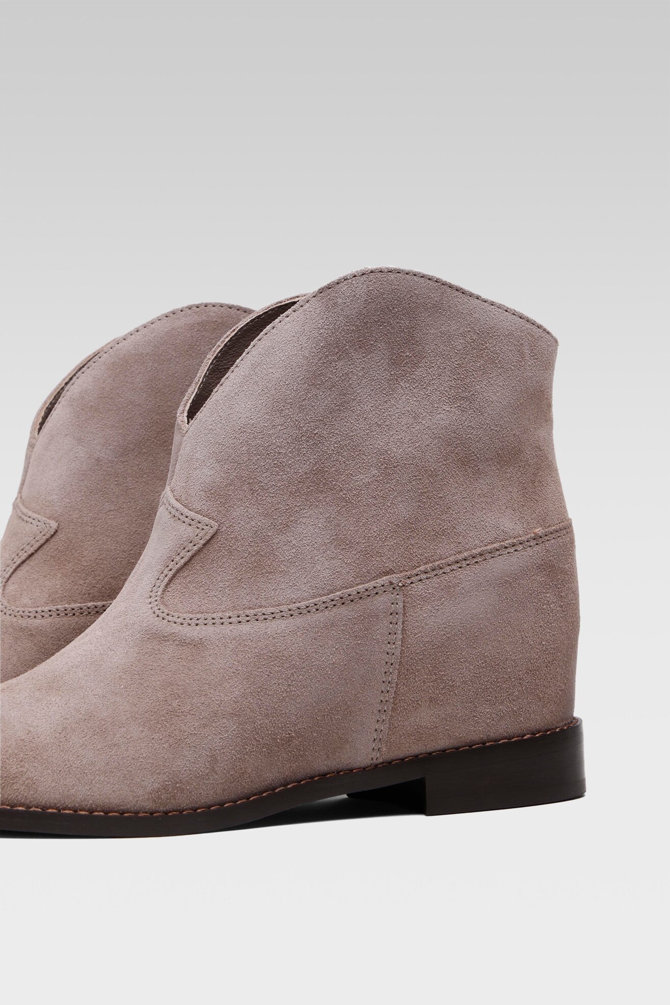 Botki Badura ALEGRA-07 Szary jasny