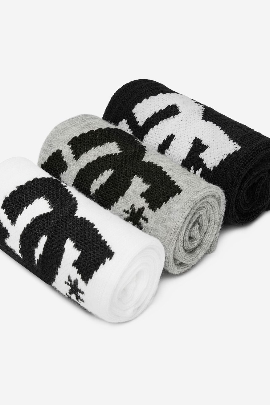 
                DC Shoes - Skarpetki długie 3-pak - 5904862338408