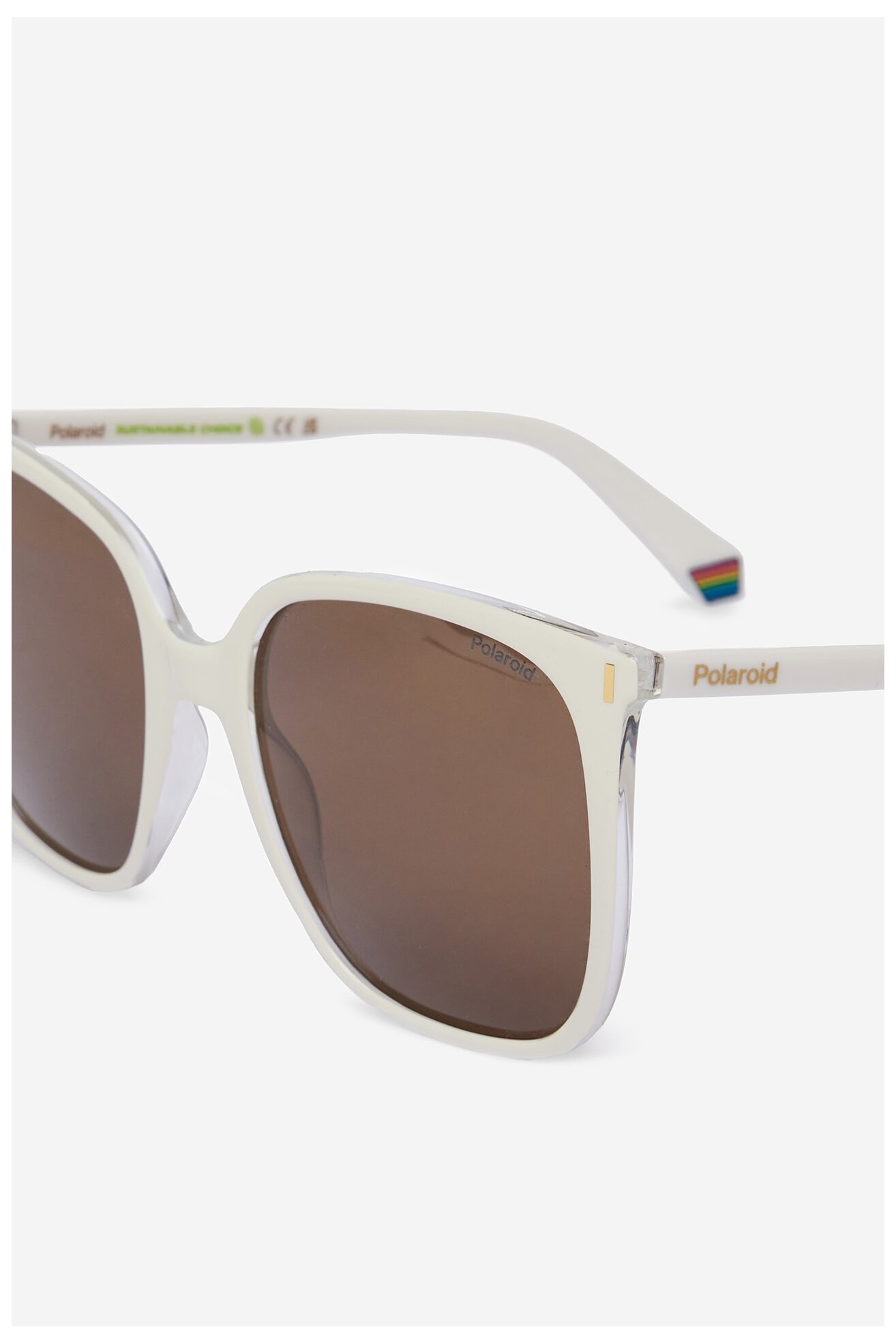 Дамски слънчеви очила Polaroid PLD 6218/S/X БЯЛ