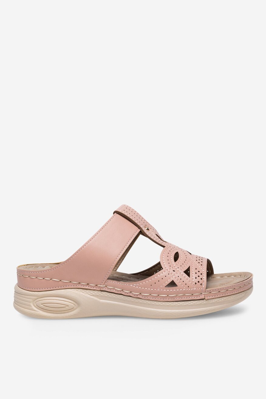 Clara Barson - Klapki na koturnie - 5905588587248