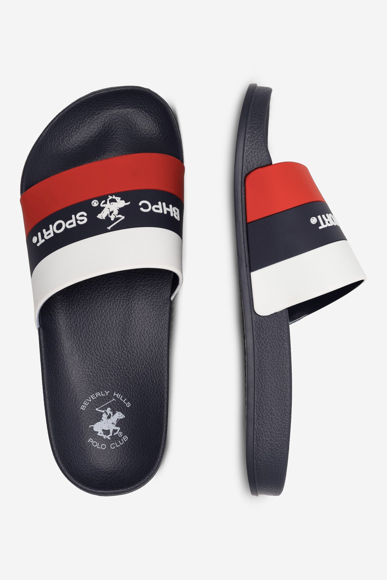 Uszodai papucs Beverly Hills Polo Club MP-CA23054-1C SÖTÉTKÉK