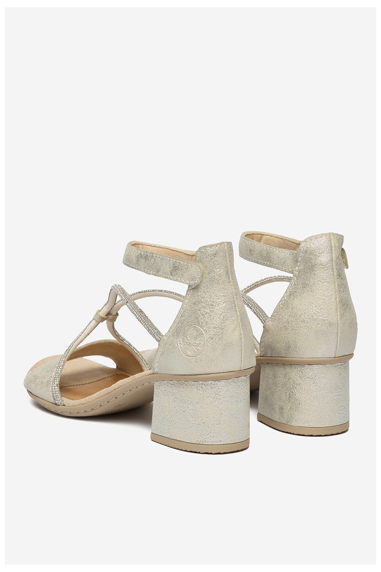 Sandały Rieker CEO-64654-40 Srebrny