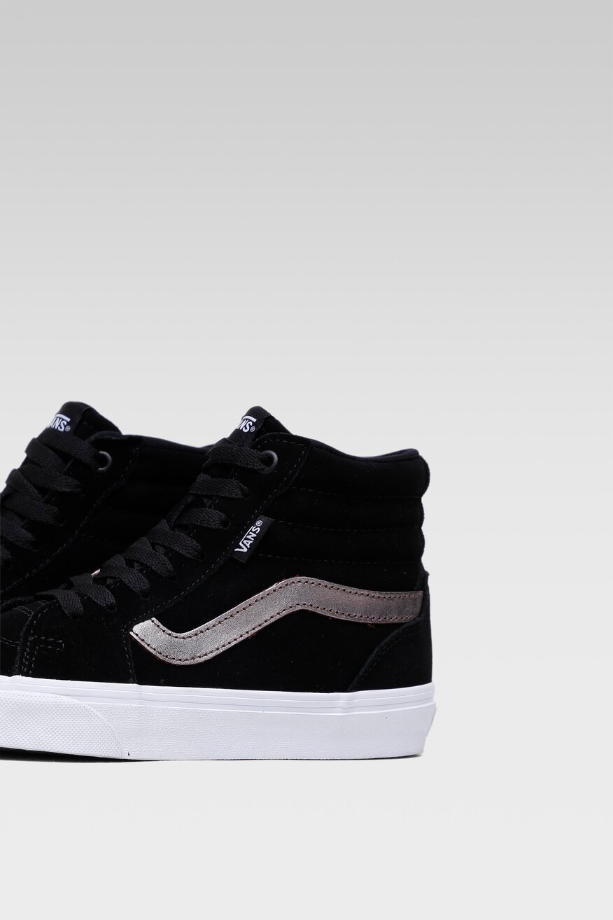 
                Vans - Skórzane trampki czarne - 5904248055806