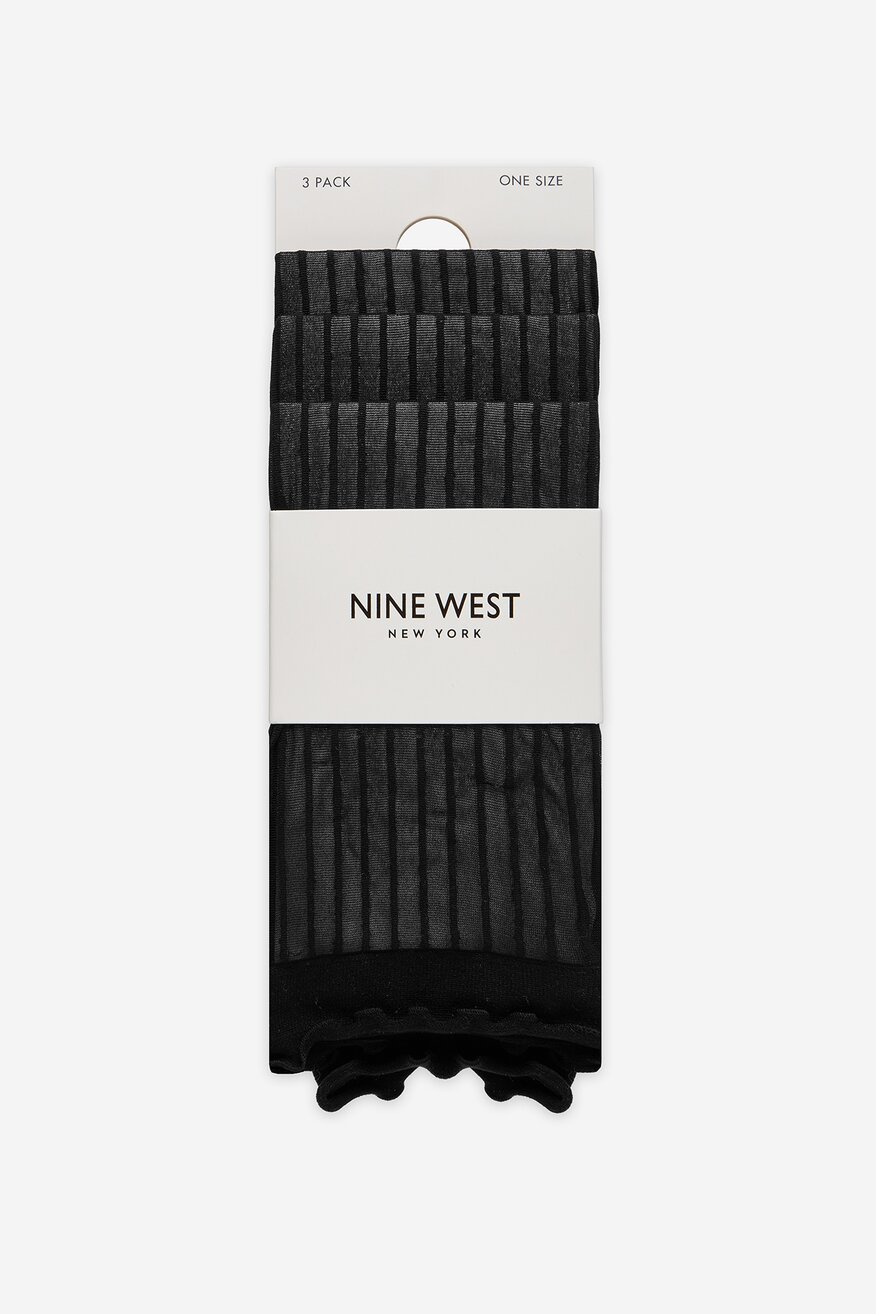 Čarape NINE WEST CRNA - 5906751382325