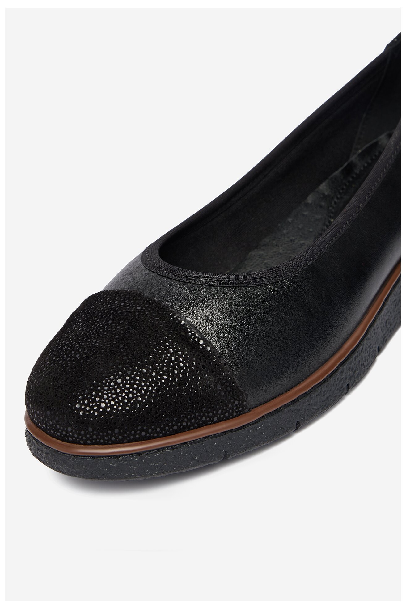 Baleriny Go Soft CEO-WI16-FLEXX-02 Czarny