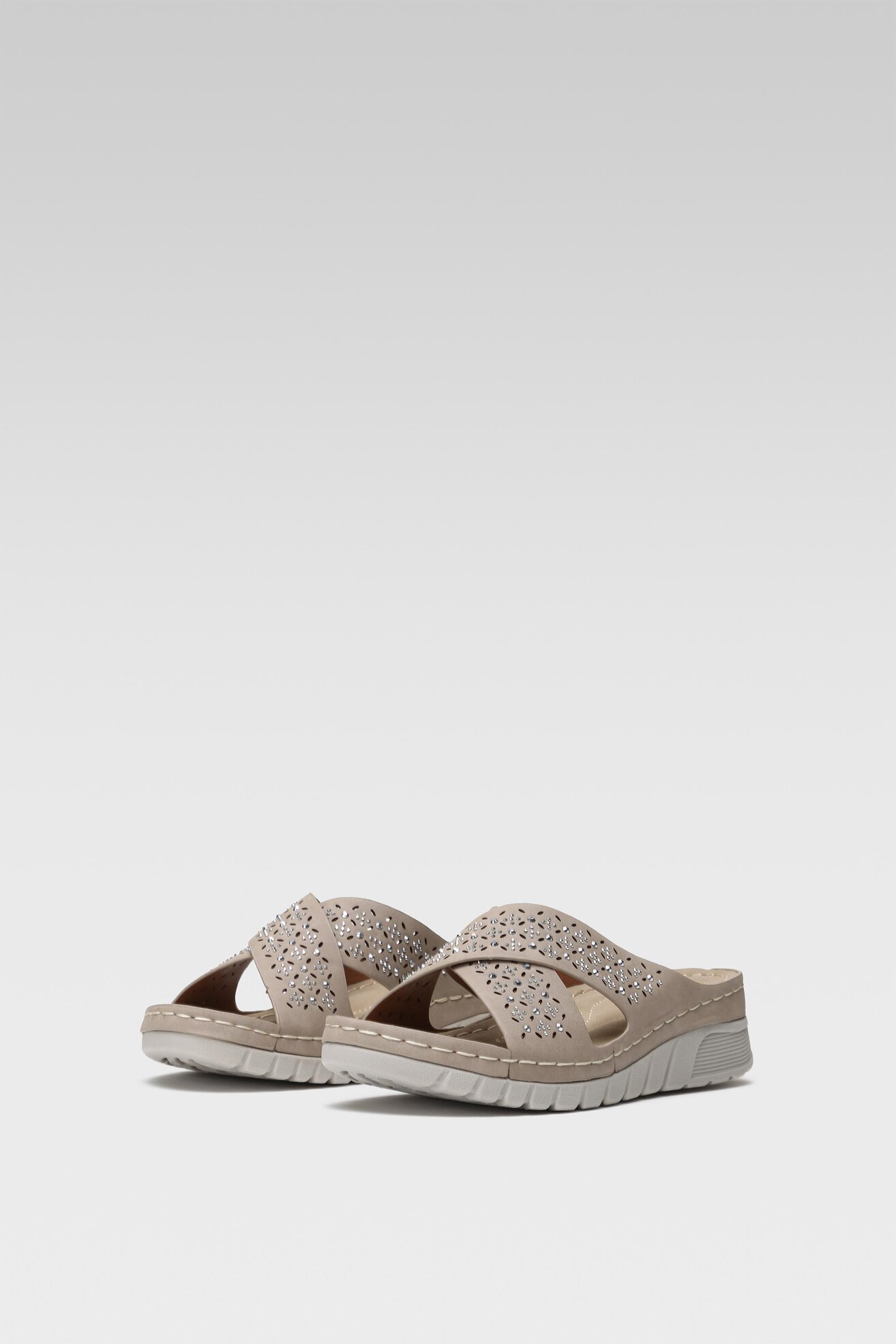 Klapki Clara Barson WS8054-02 Beżowy