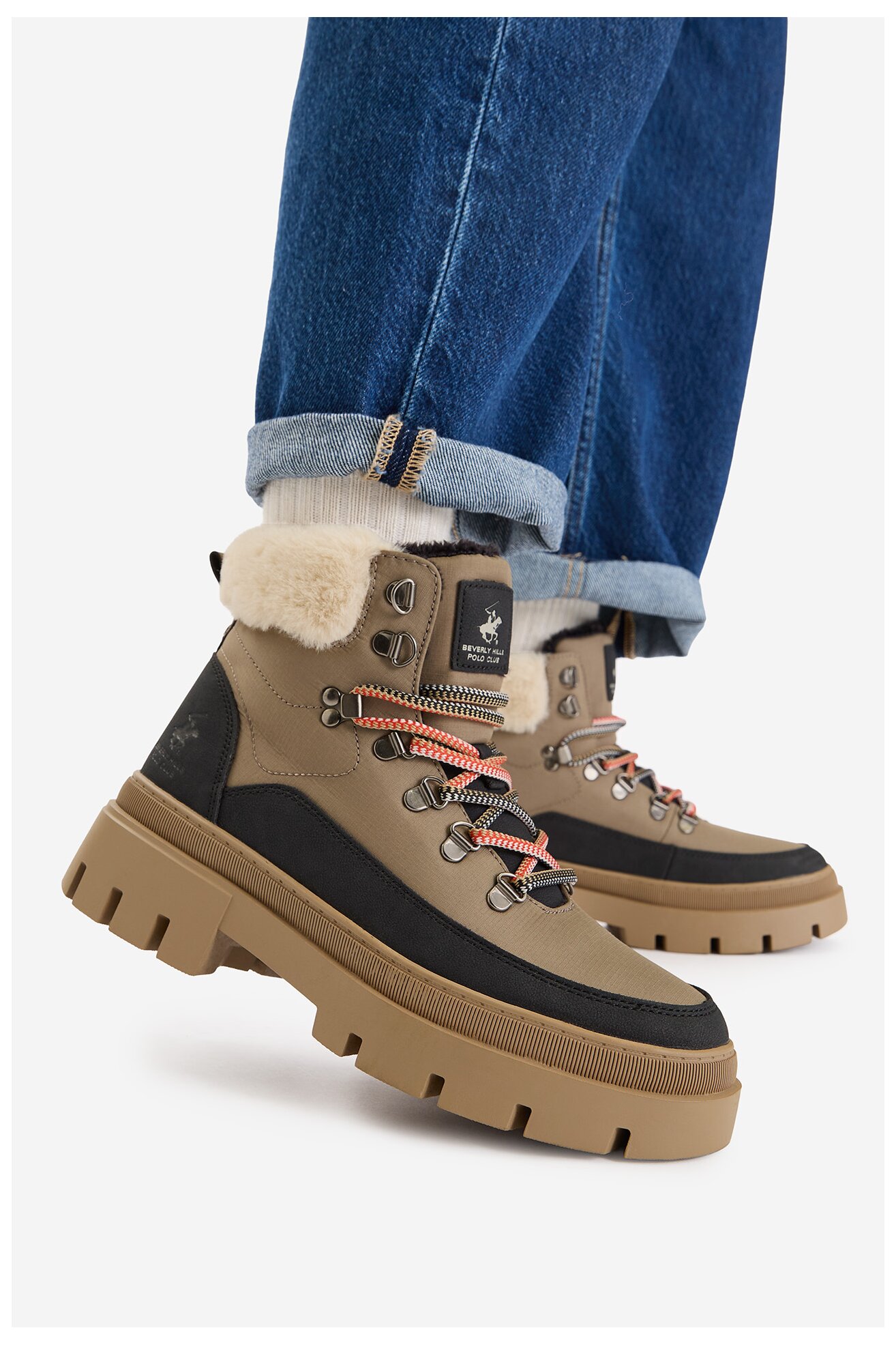 Duboke cipele Beverly Hills Polo Club CEO-V12-1018 SVETLO BRAON