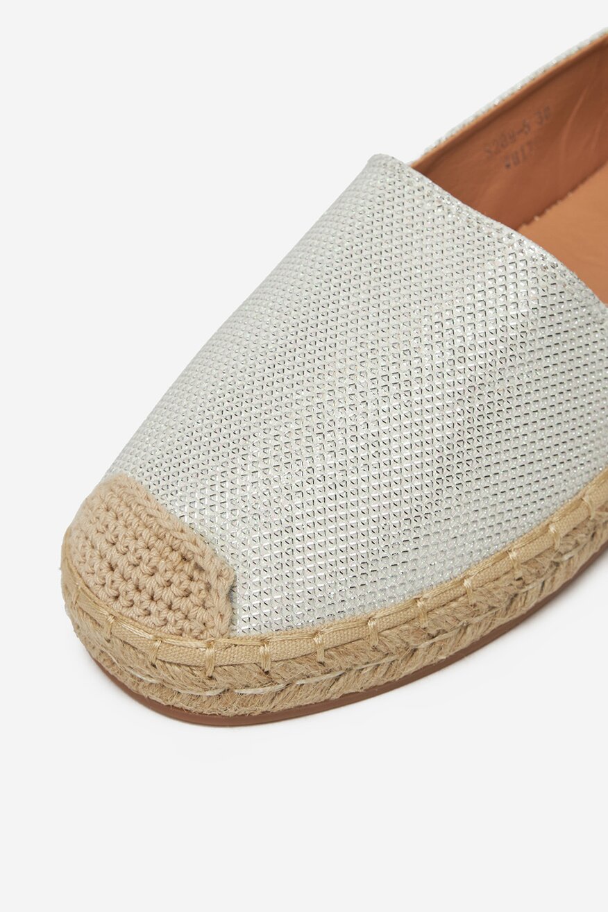 Espadrile DeeZee ALB - 5904410679090