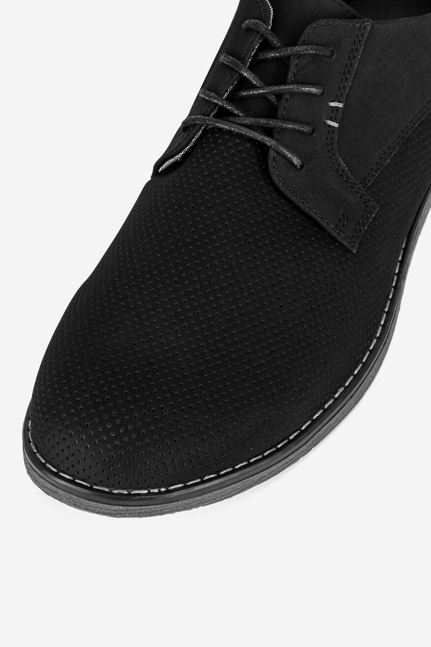 Pantofi casual Lanetti NEGRU - 5903419787768