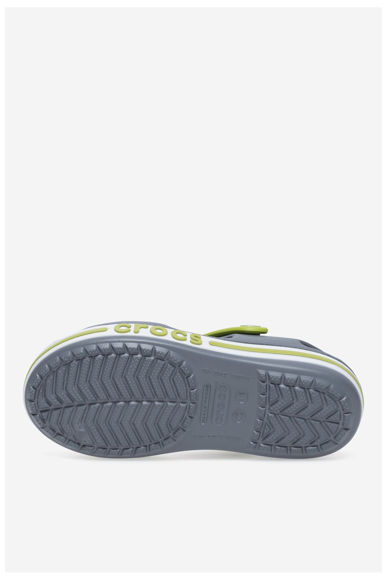 Sandały Crocs BAYABAND SANDAL K 205400-025 Szary