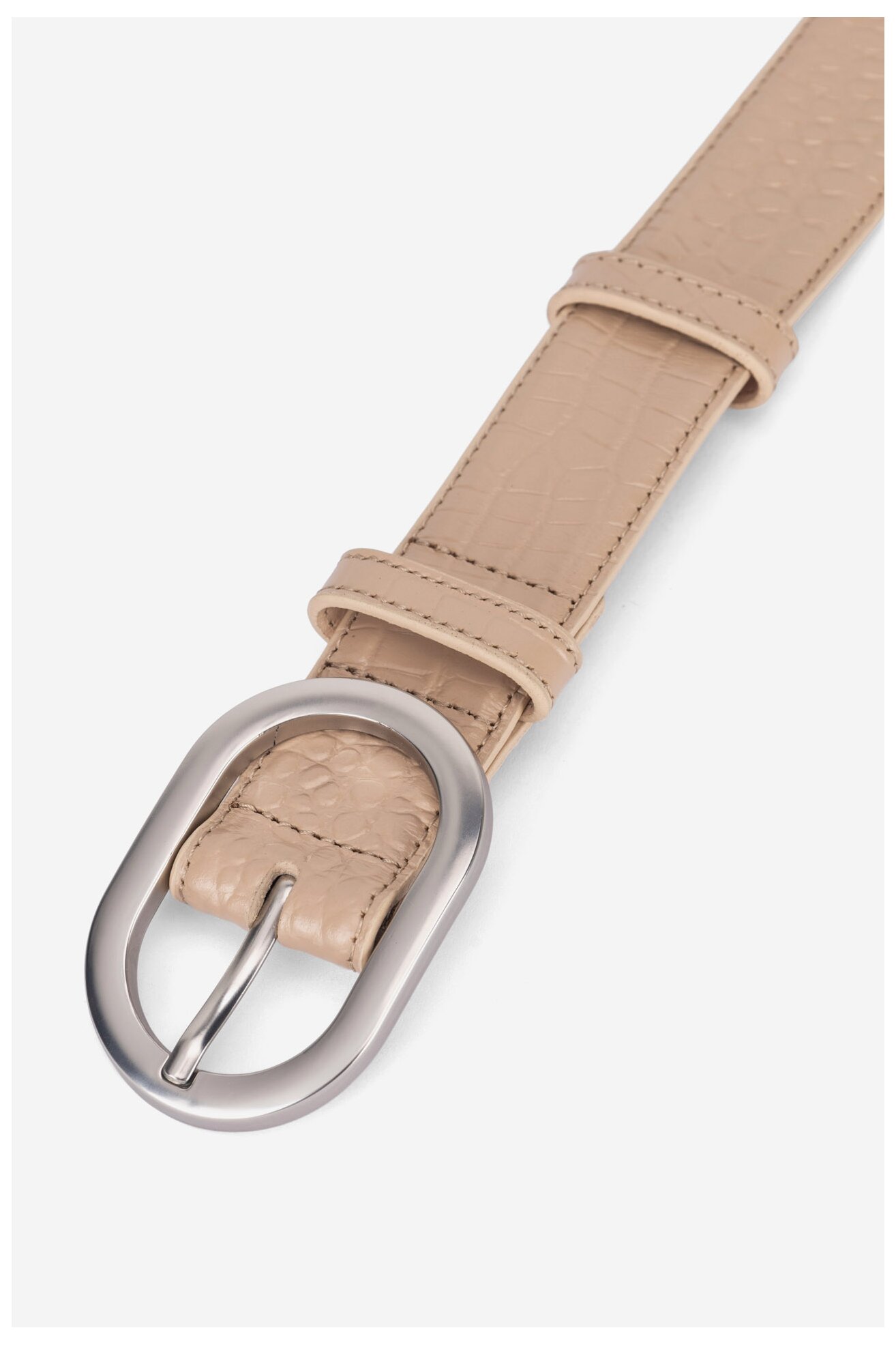 Pasek damski Gino Rossi BLYL23001 Beżowy