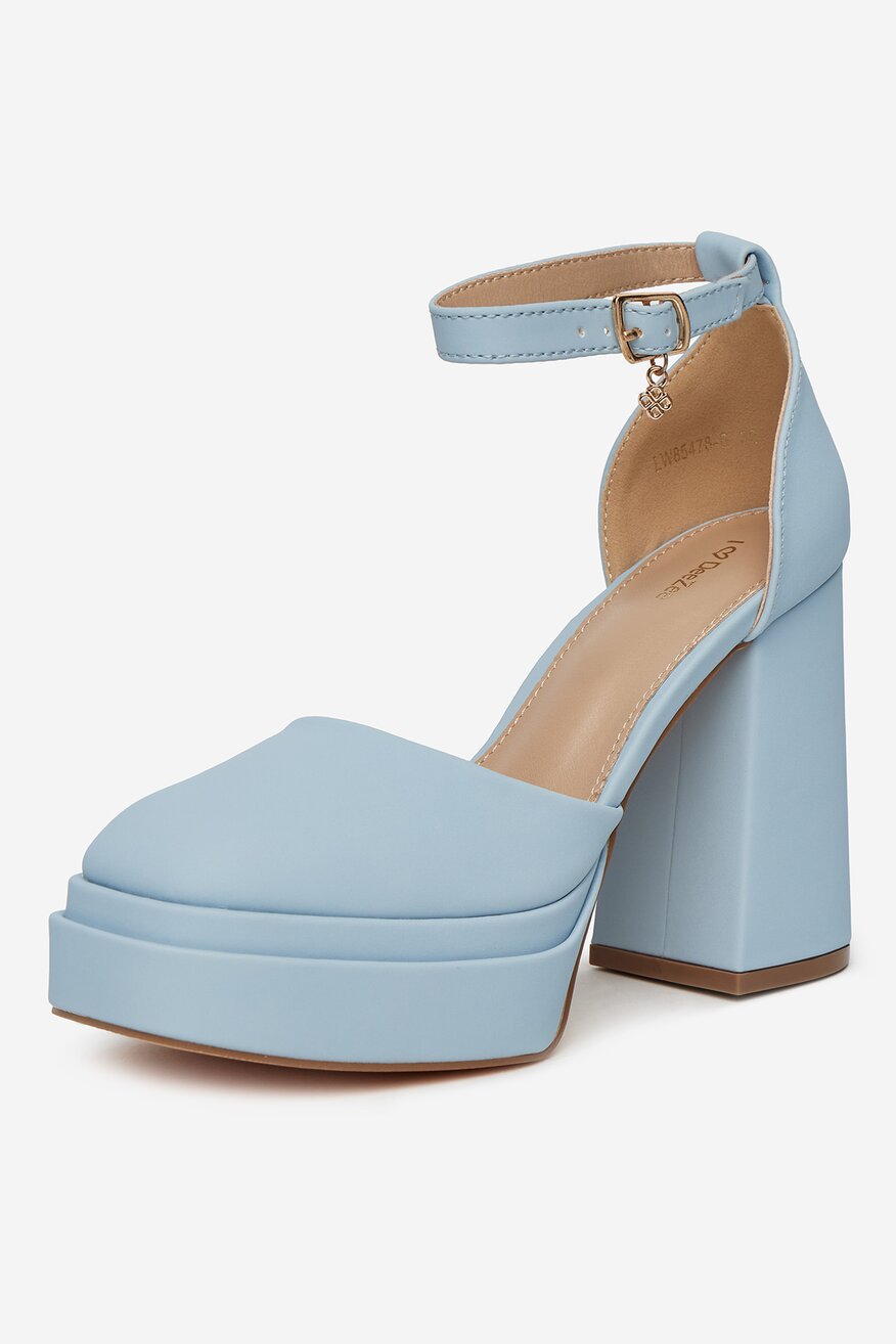 Pantofi cu toc DeeZee ALBASTRU - 5906751097304