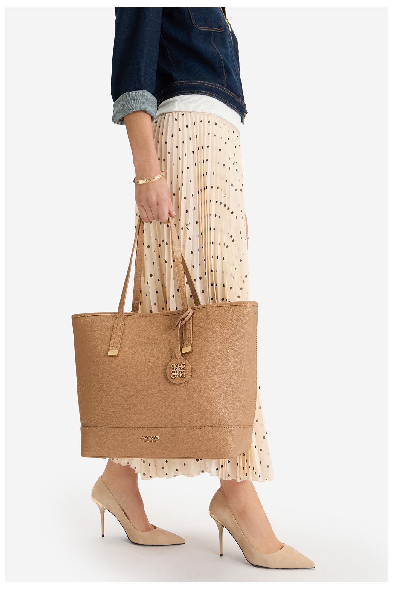 Torebka NINE WEST EO-DELANCEY DAY-KY254 Beżowy