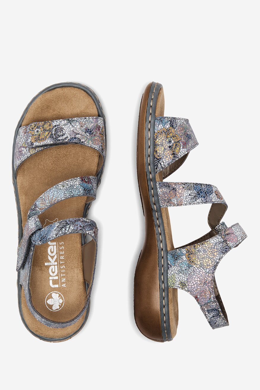 
                Rieker - Skórzane sandały - 5905588311768