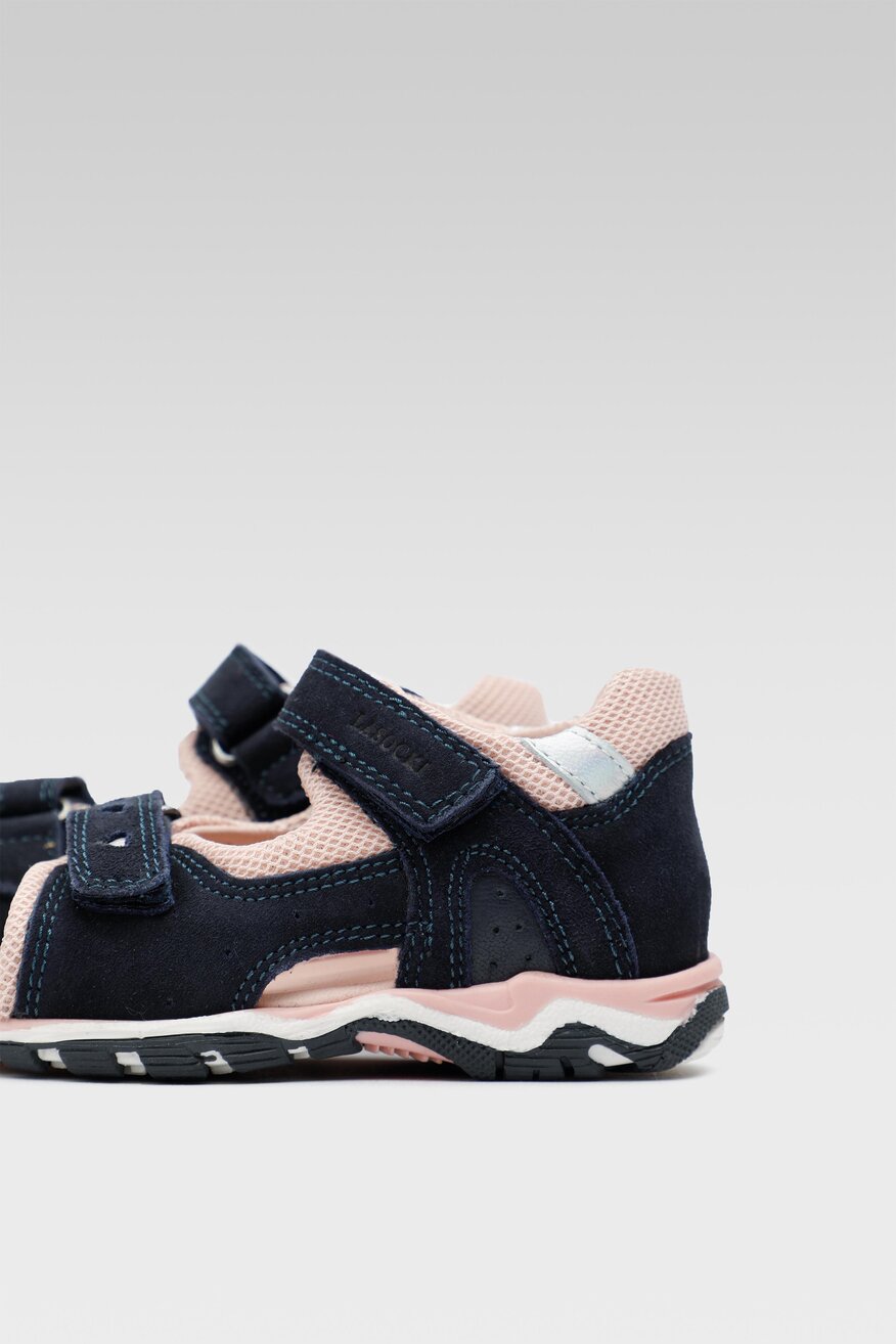 
                Lasocki Kids - Sandały skórzane na rzepy - 5904248629212