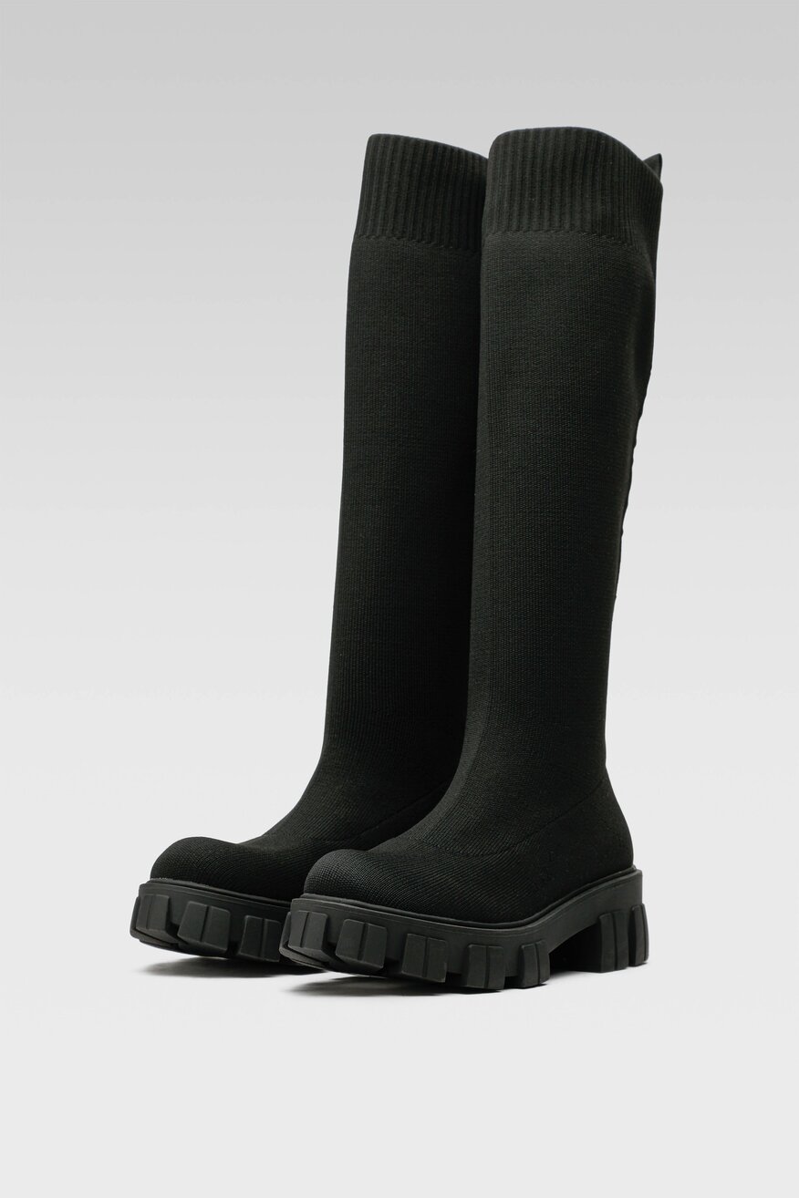 DeeZee - Kozaki na grubej podeszwie - 5904862221403