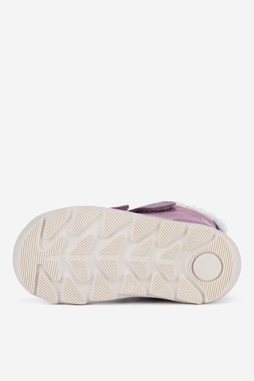 Lasocki Kids - Trzewiki zamszowe ocieplane - 5905588955450