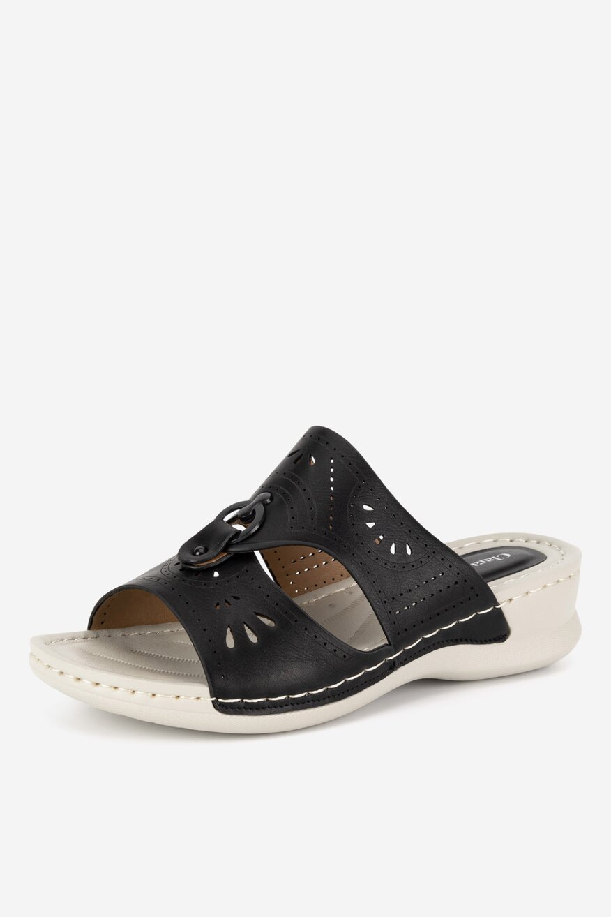 
                Шльопанець Clara Barson ЧОРНИЙ - 5905588597698