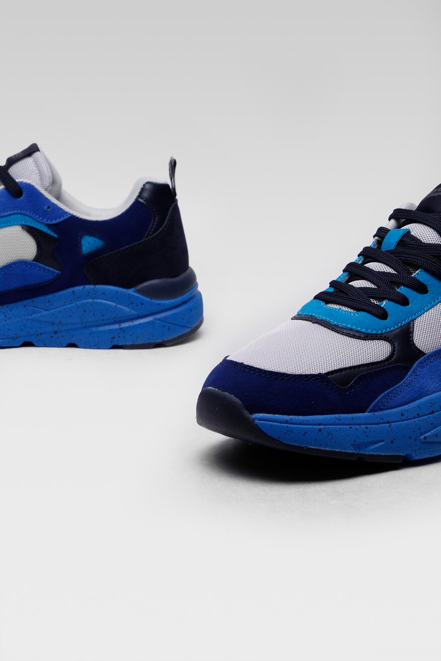 
                Sprandi - Obuwie sportowe niebieskie sznurowane - 5904248241773