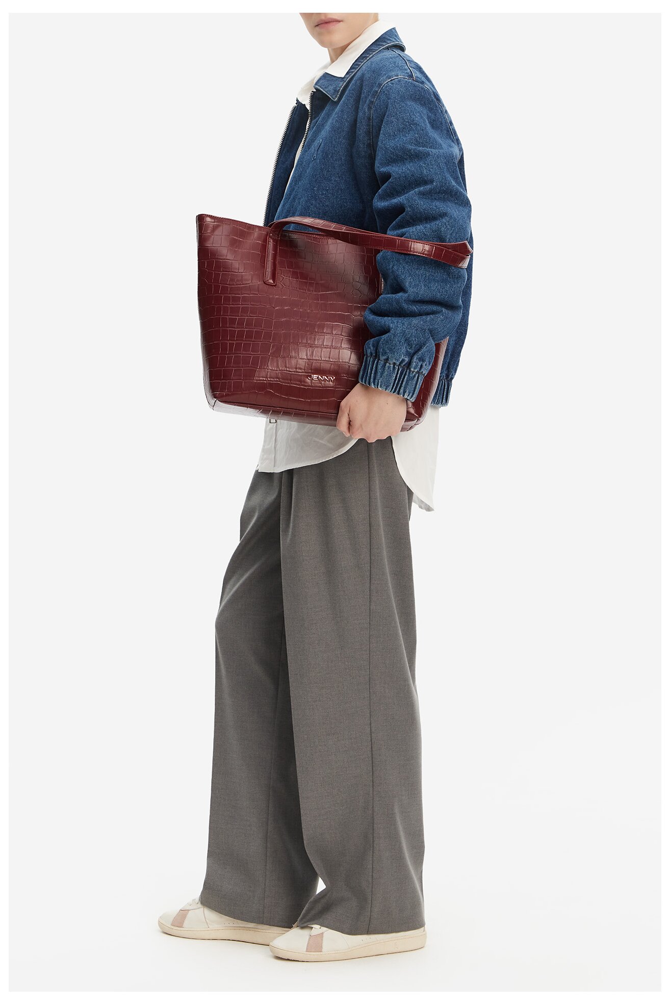 Kézitáska Jenny C-JEN-L-011-08 BORDÓ