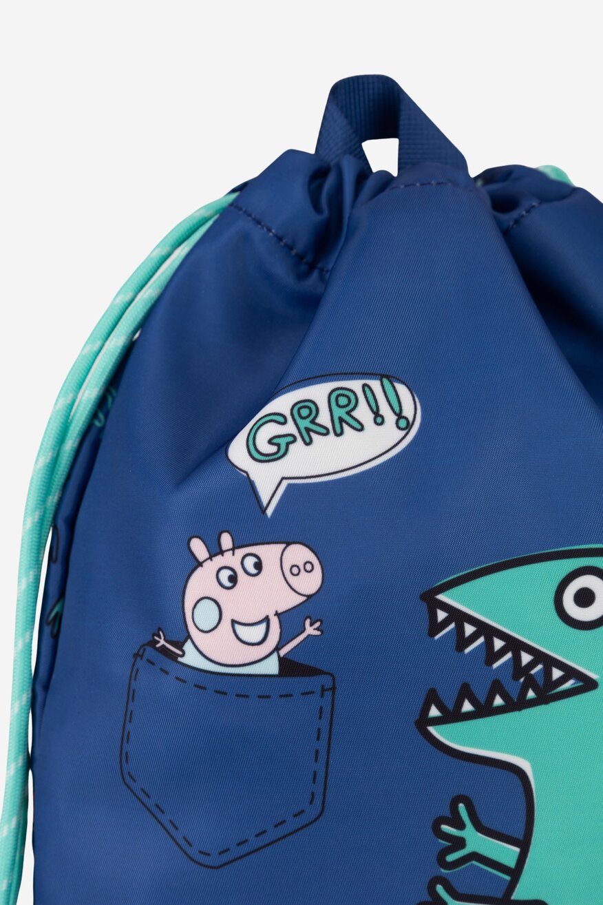 Săculeț pentru încălțăminte PEPPA PIG ALBASTRU - 5905588991779
