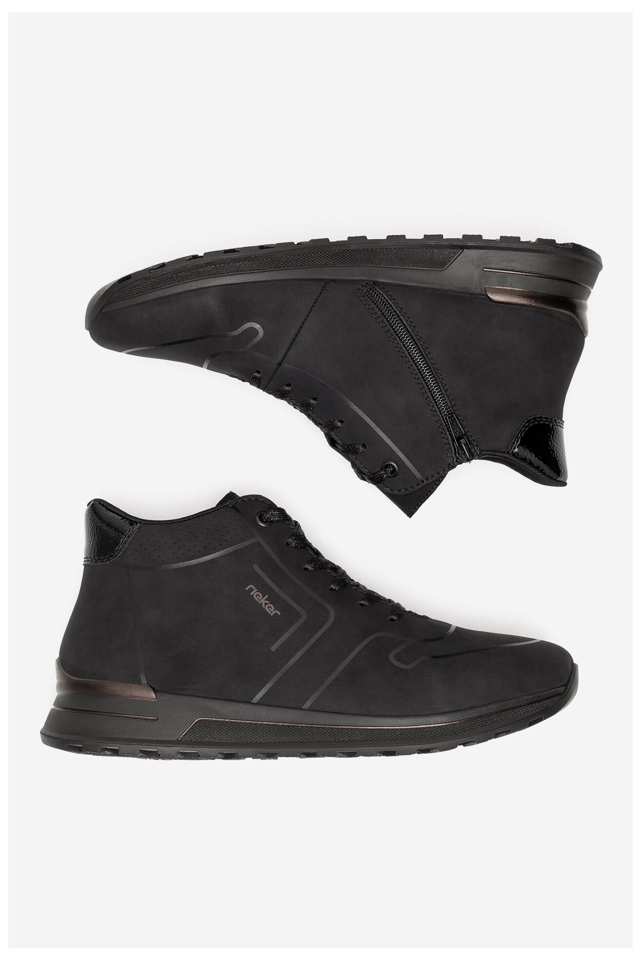 Bocanci Rieker N1405-00 NEGRU