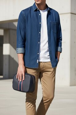 Косметичка Beverly Hills Polo Club CEO-BHPC-W1-009-AW25 ТЕМНО-СИНІЙ