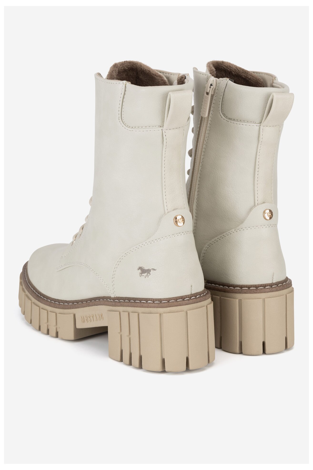 Боти Mustang 1447-506 БЯЛ