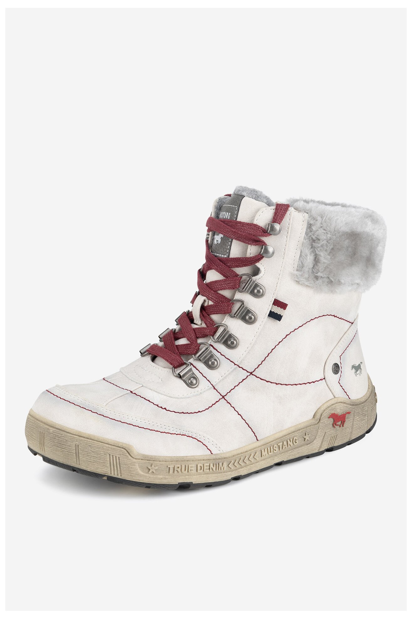 Боти Mustang 1290-607 БЯЛ