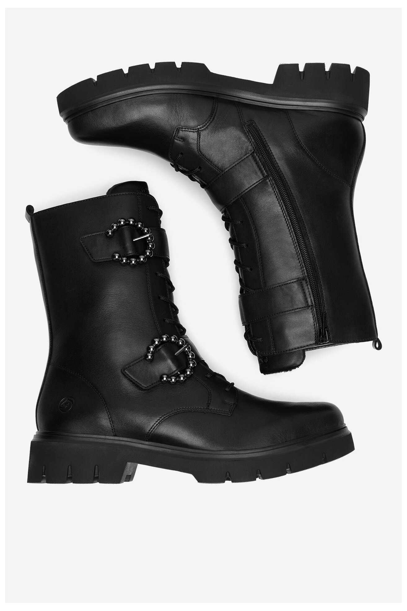 Csizma Remonte D1W70-00 FEKETE