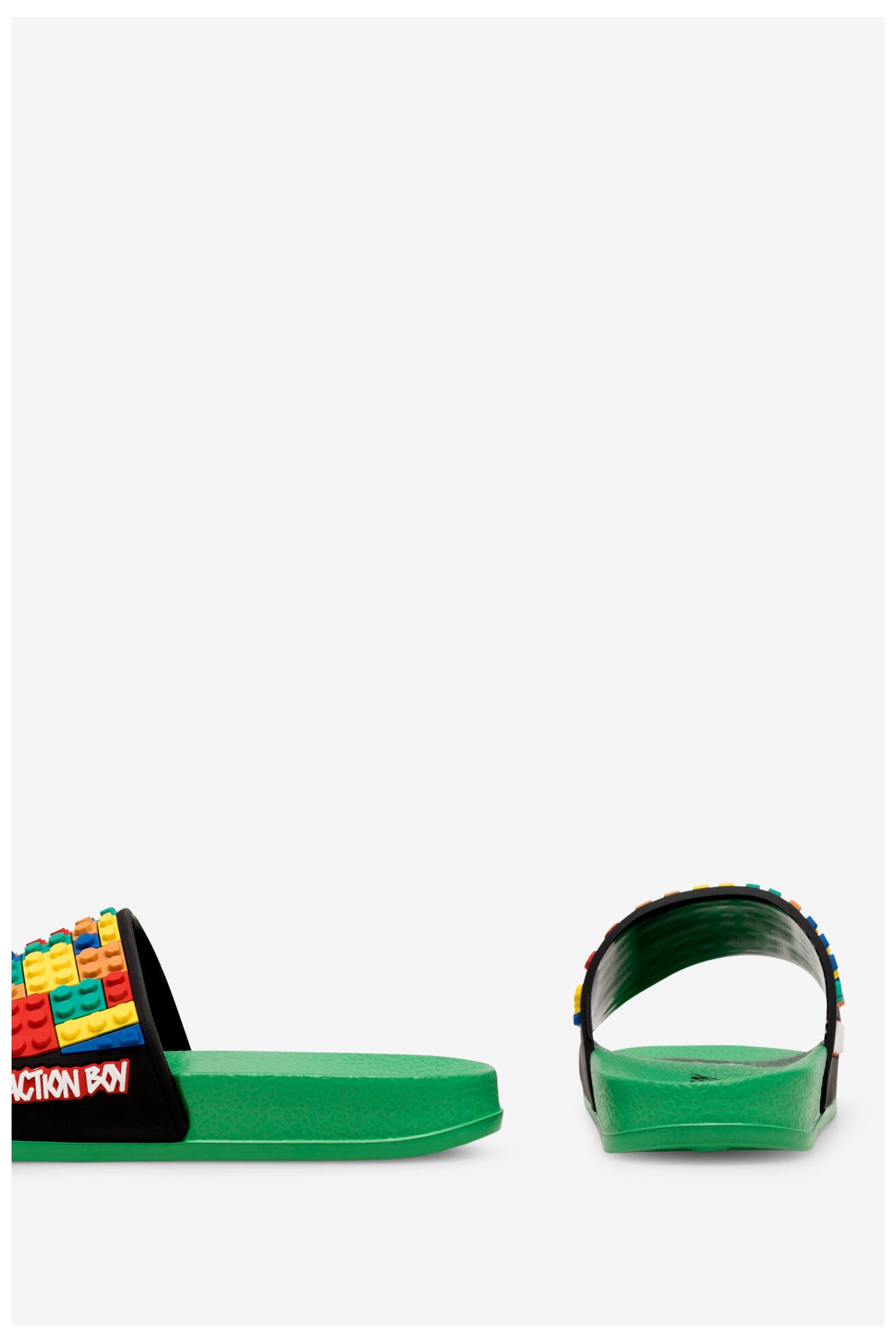 Klapki basenowe Action Boy P3047043K Zielony