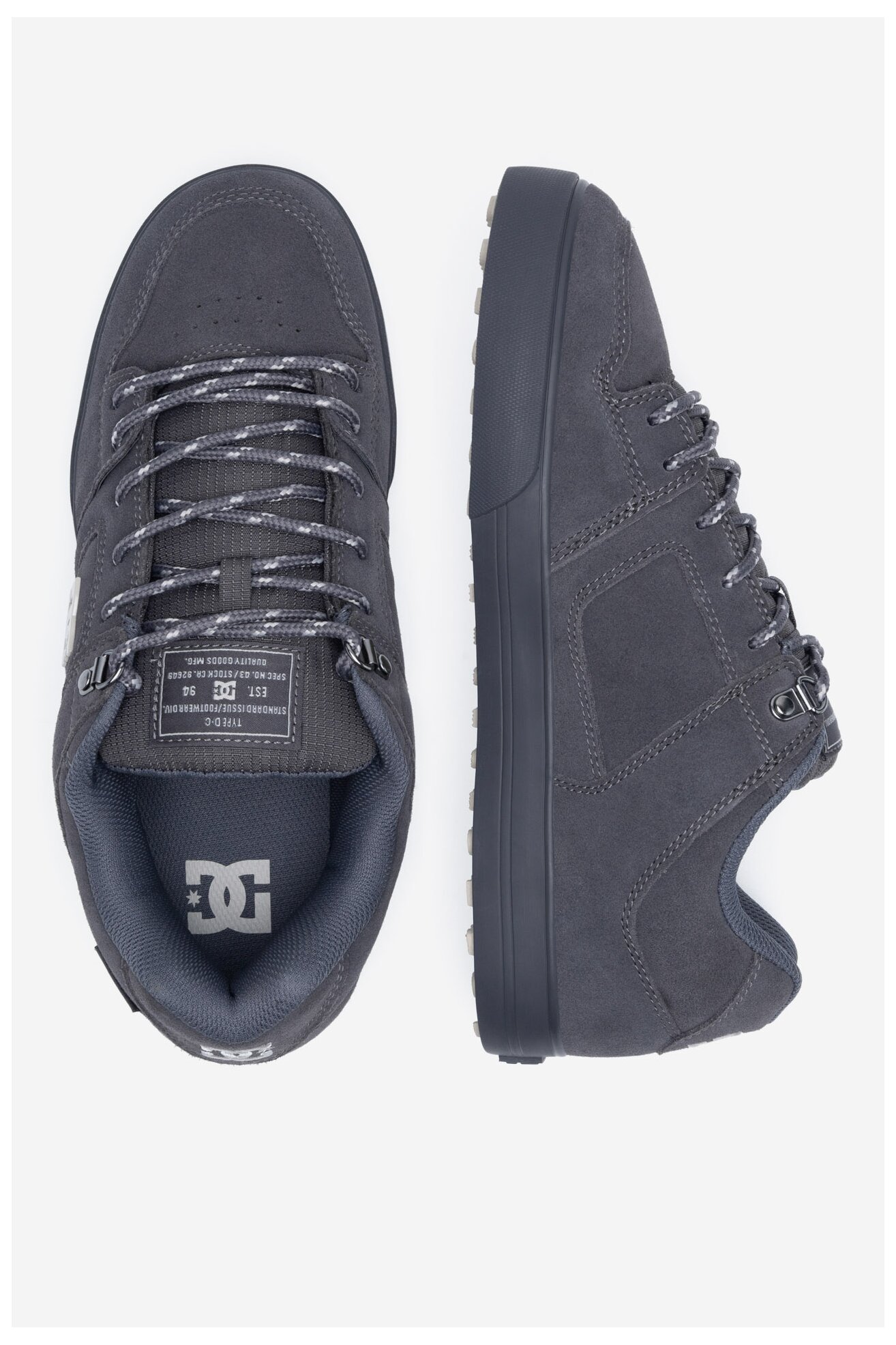 Obuwie sportowe DC Shoes PURE WNT ADYS300151-XSSW Szary