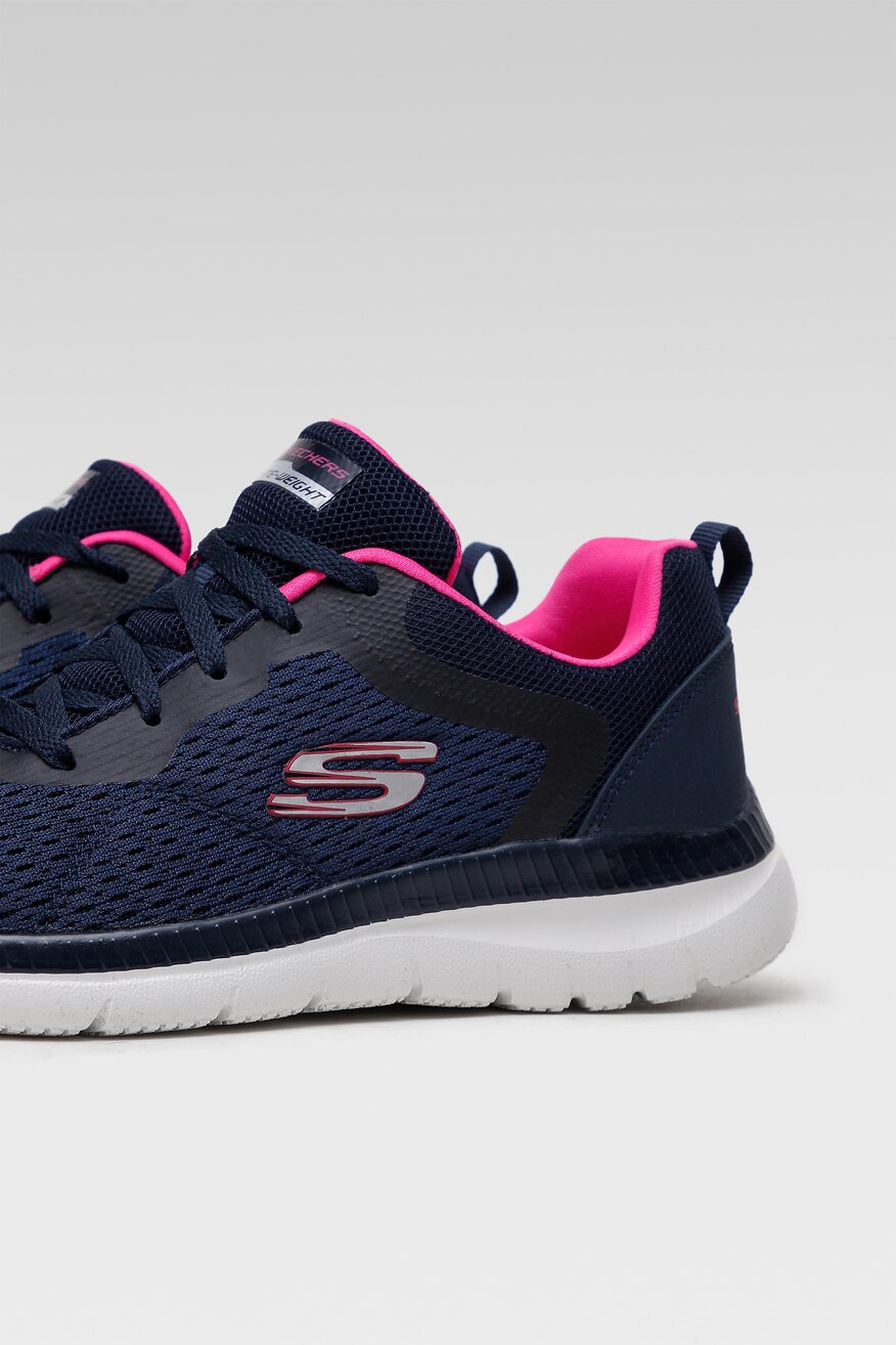 
                Skechers - Obuwie sportowe niebieskie sznurowane - 5903698856339