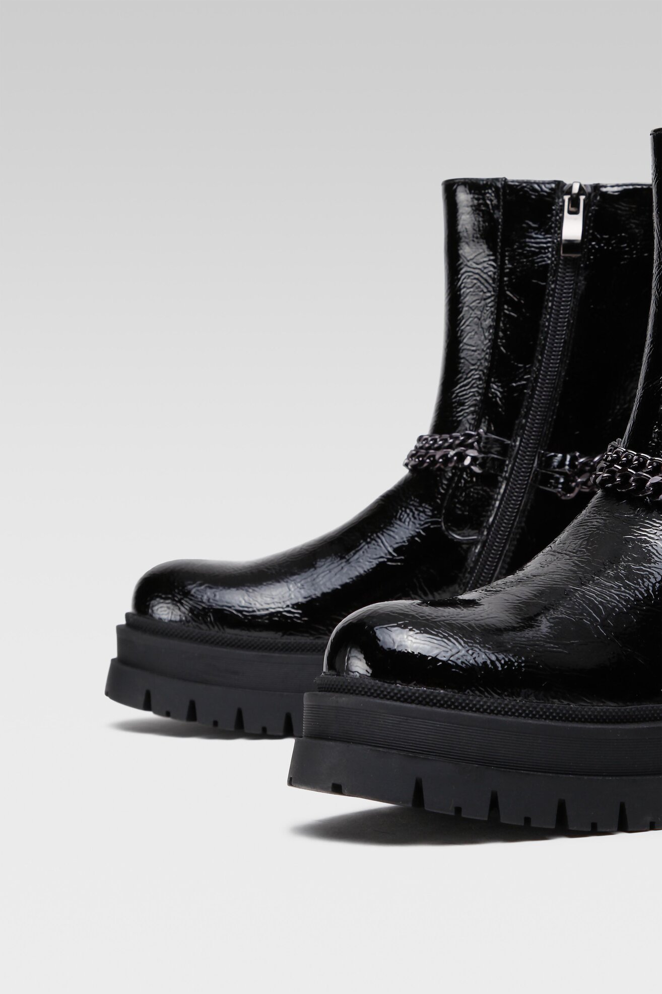 Botki DeeZee H13119-4 Czarny