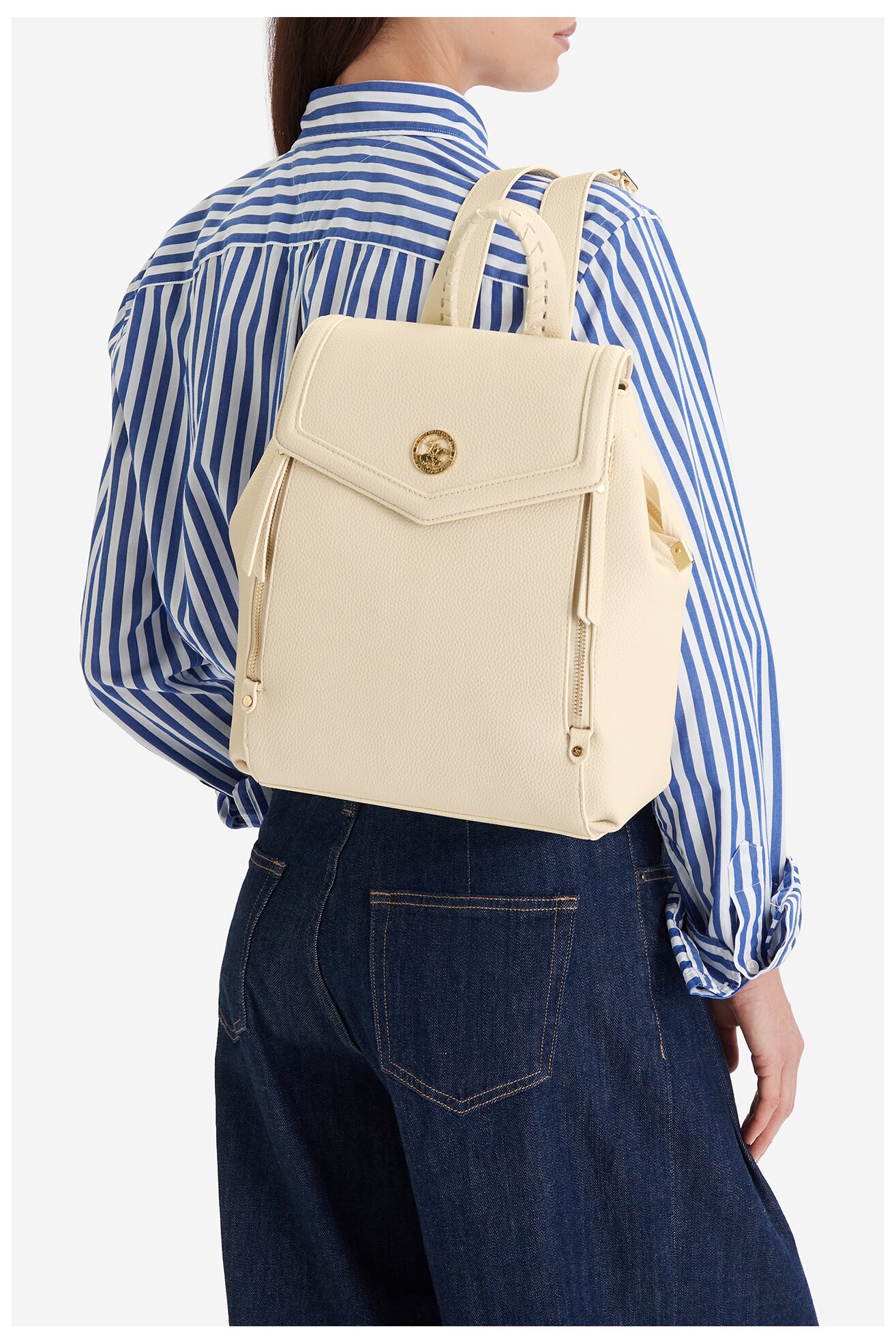 Hátizsák Beverly Hills Polo Club CEO-BHPC-L-011-09 CSONTSZÍNŰ