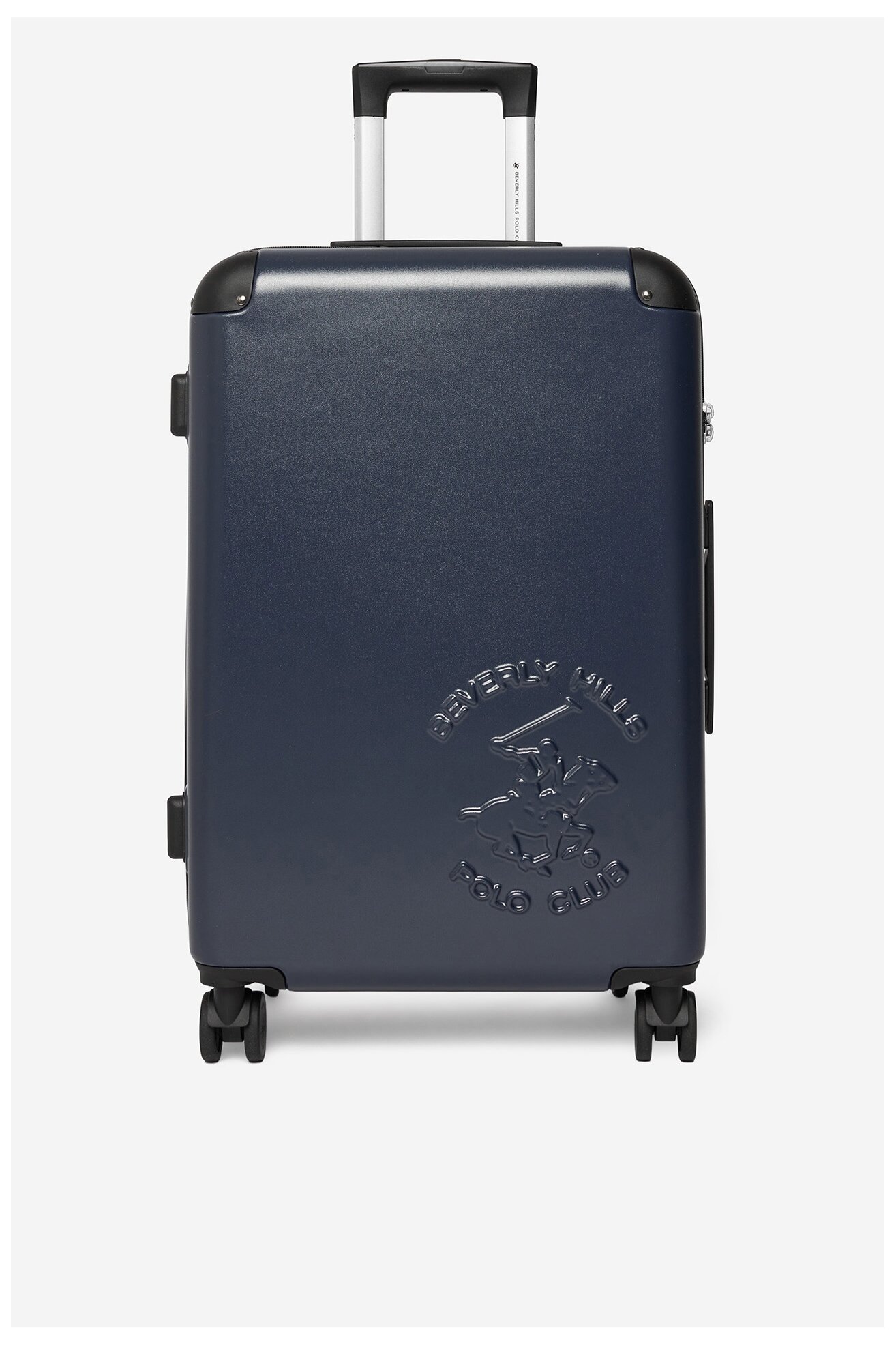 Walizka Beverly Hills Polo Club CEO-BHPC-M-009-09-NAVY Granatowy ciemny