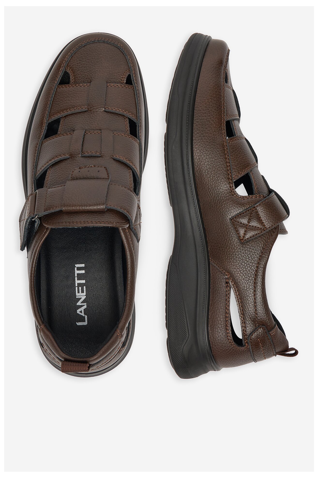 Сандали Lanetti MSS20518-03 КАФЯВ