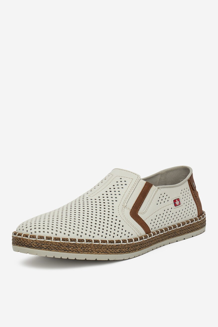 Rieker - Espadryle skórzane - 2230078392433