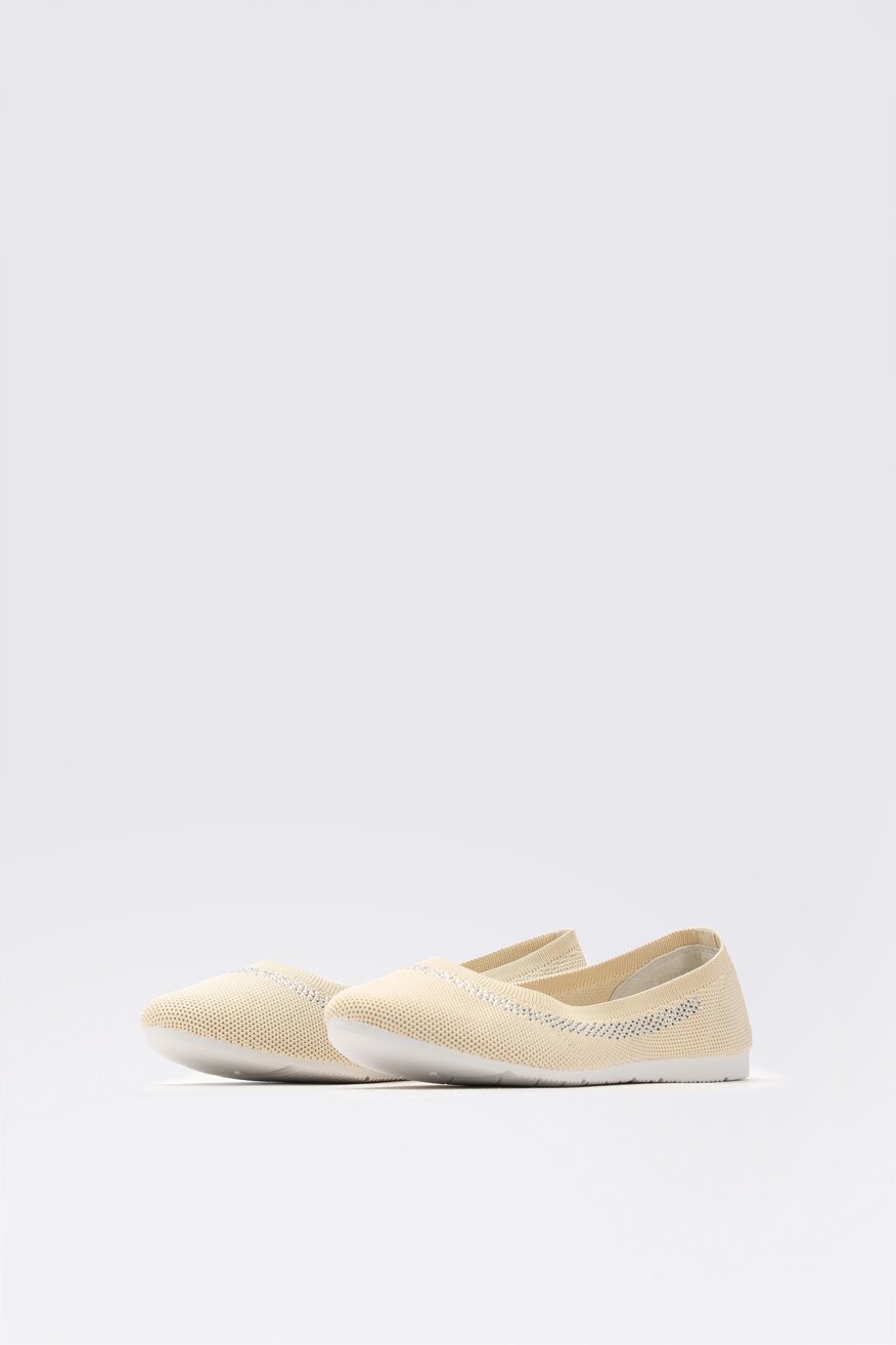 
                Bassano - Baleriny pastelowe beżowe - 5903698306421