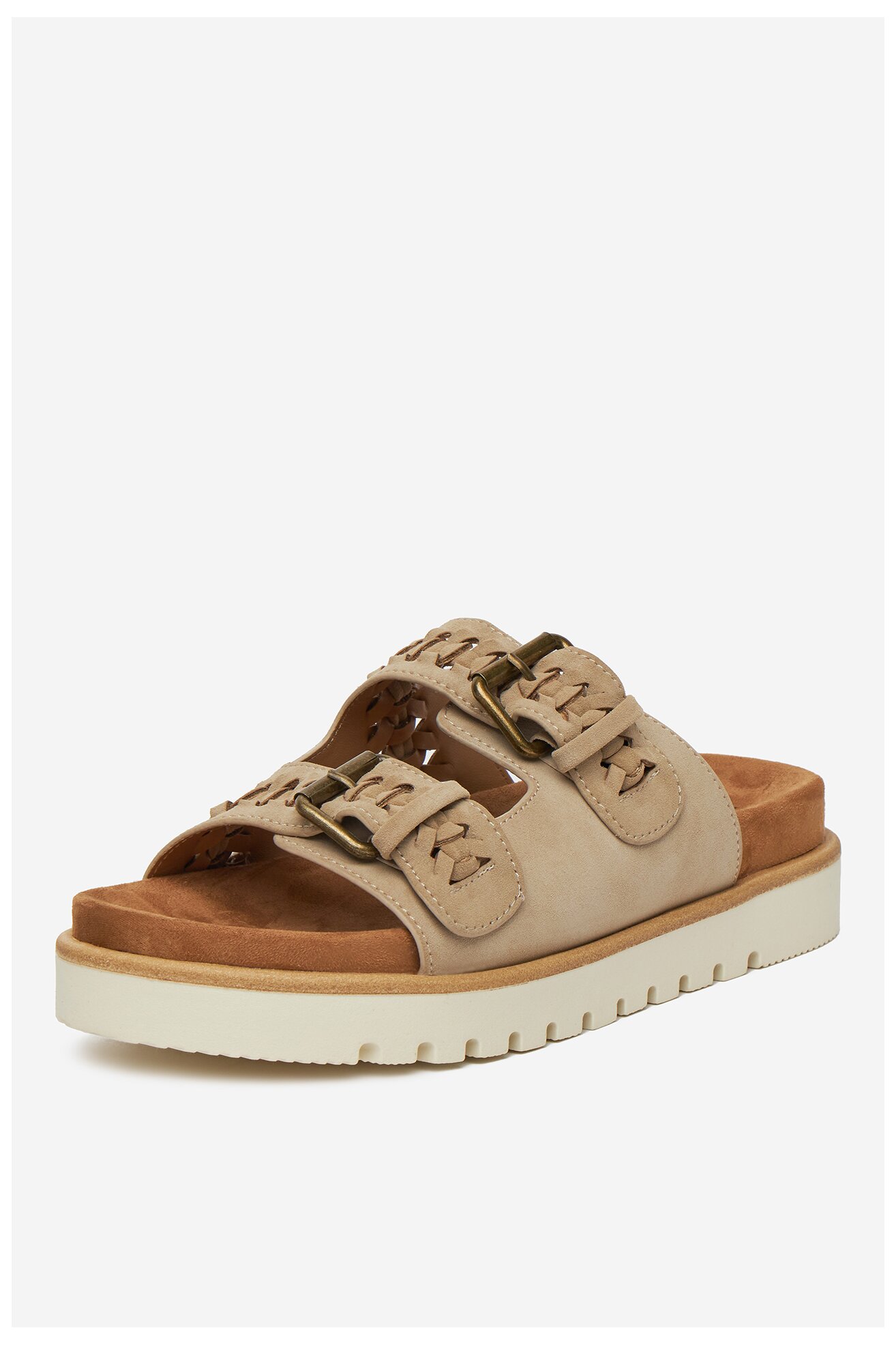 Klapki Mustang 1461-711 Beżowy