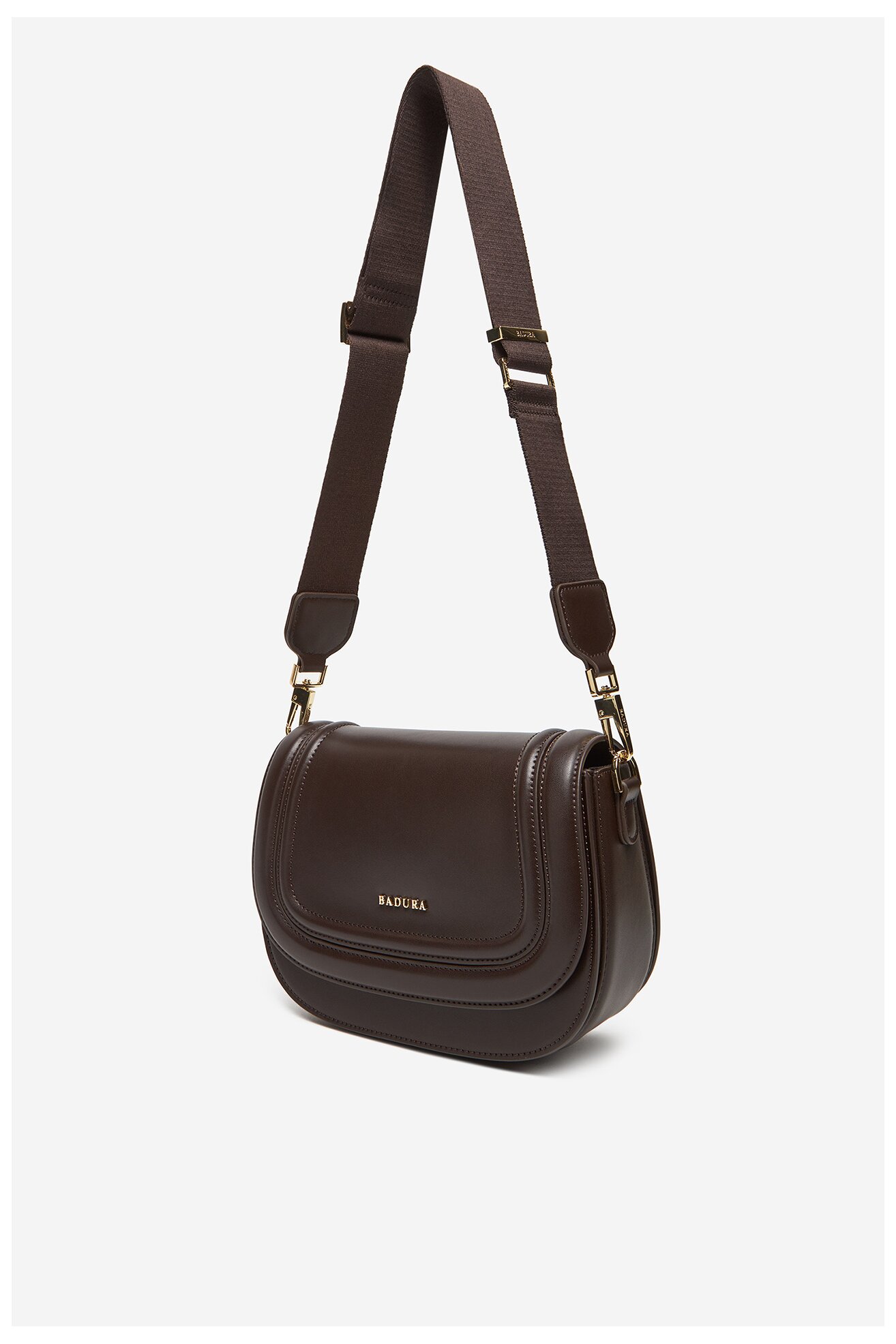 Kézitáska Badura WEN-1-01 SÖTÉTBARNA