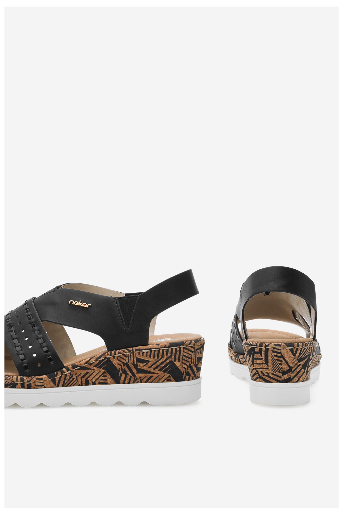 Sandały Rieker 67179-00 Czarny