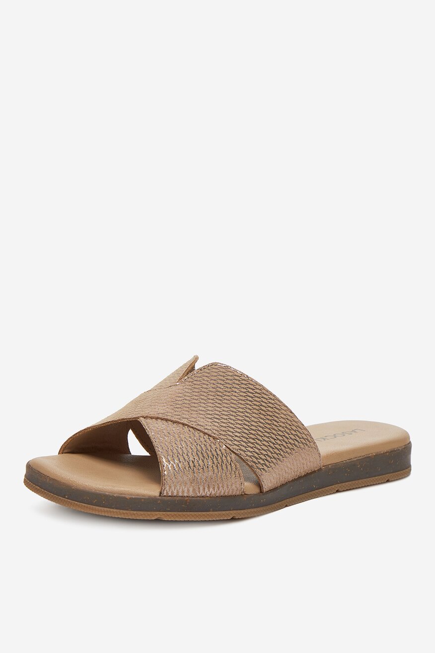 Lasocki - Klapki skórzane - 5904862275727