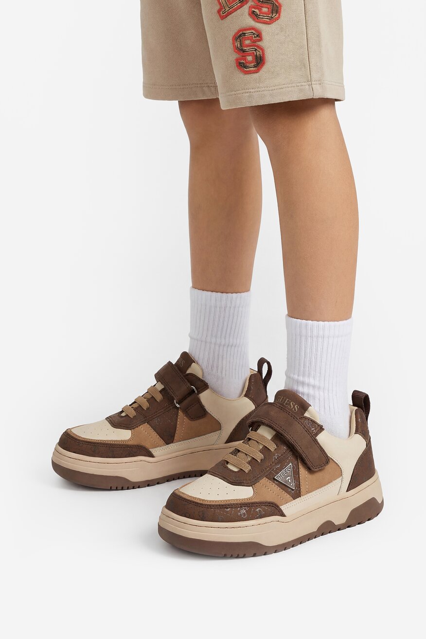 
                GUESS - Sneakersy skórzane - 5906751791257