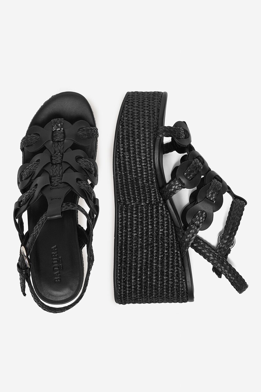 Badura - Sandały skórzane - 5906751670446