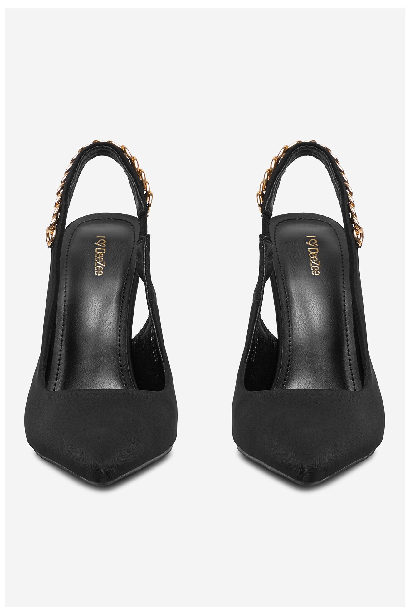 Lodičky DeeZee Q03-12 ČERNÁ