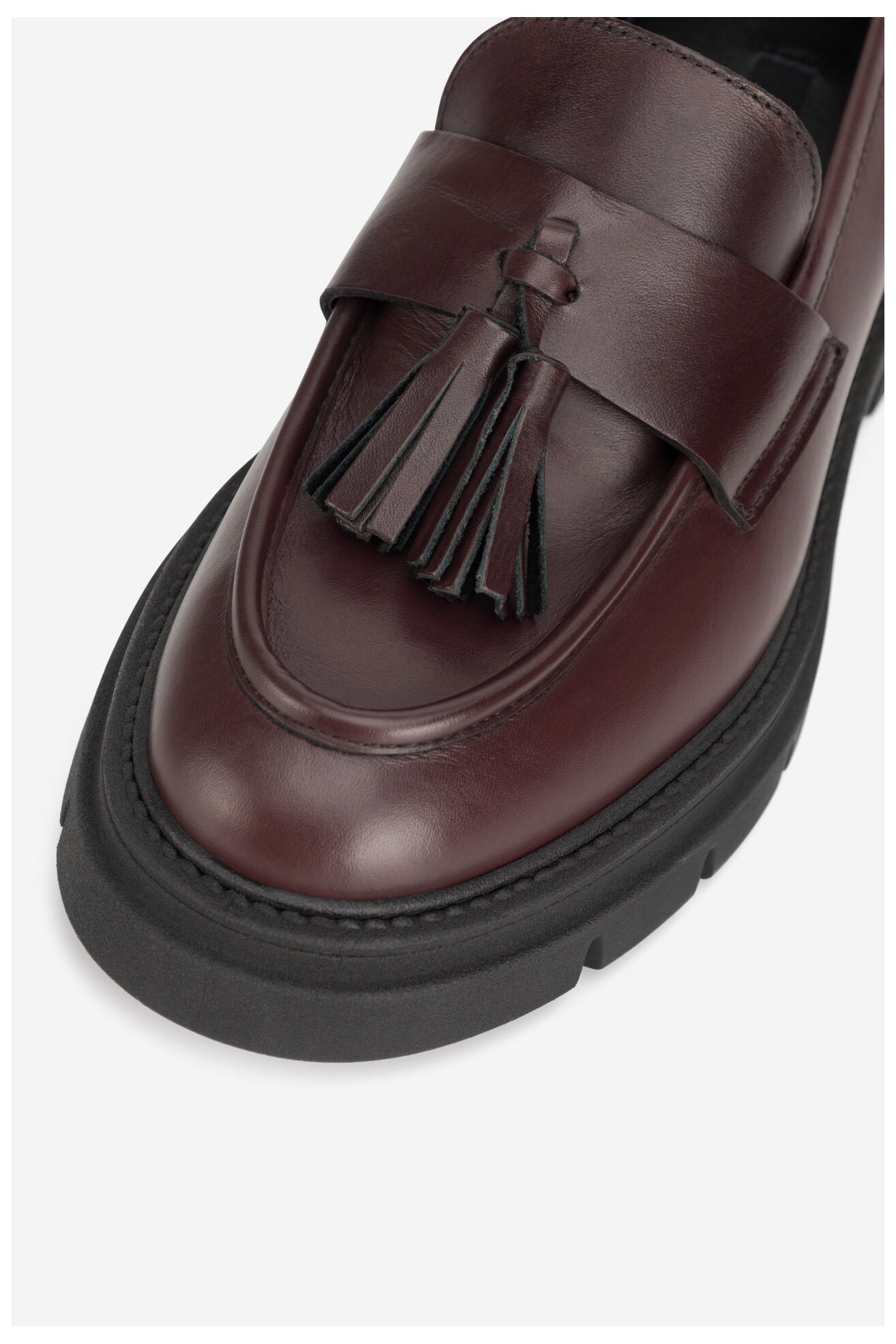 Mokasíny Gino Rossi GRACE-I24-26375NB BORDÓ