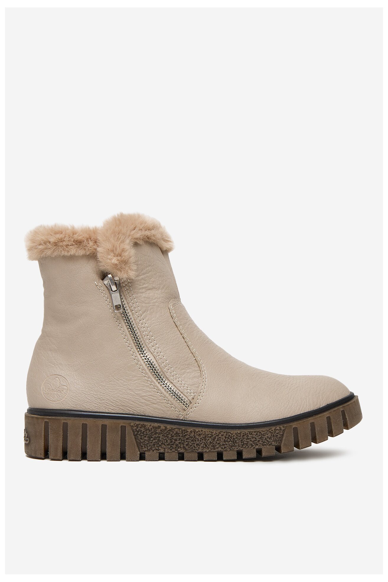 Kratke čizme Rieker Y3481-60 Beżowy