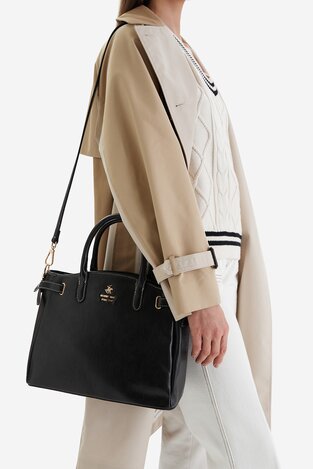 Сумка З Ремінцем Beverly Hills Polo Club EO-BHPC-C-009-09 ЧОРНИЙ