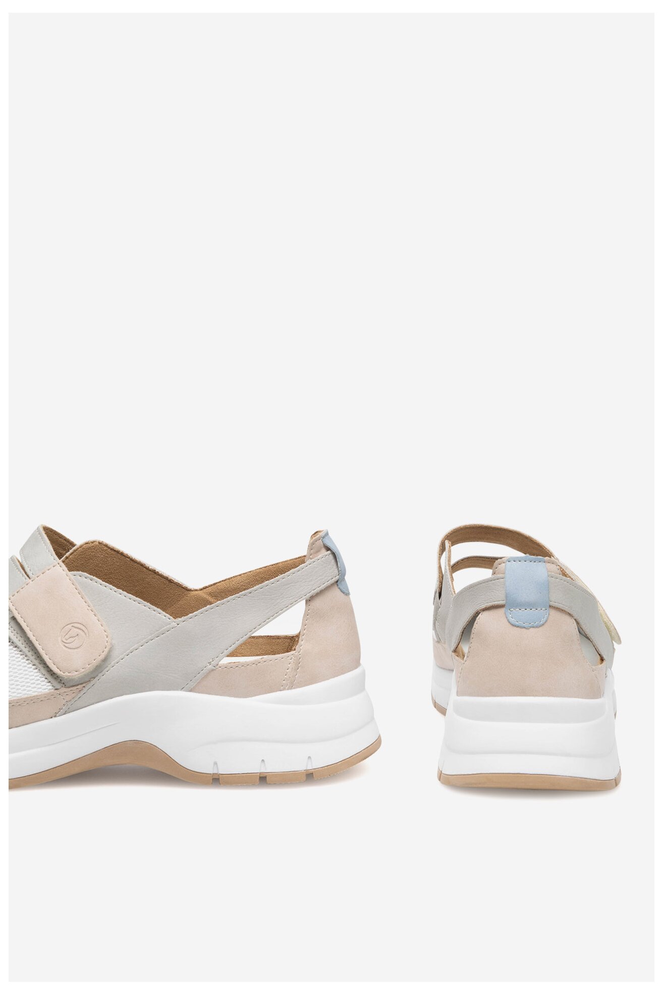 Półbuty Remonte D0G08-40 Szary